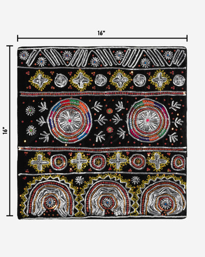 Mukaish Craft Cushion Cover SSR-1467