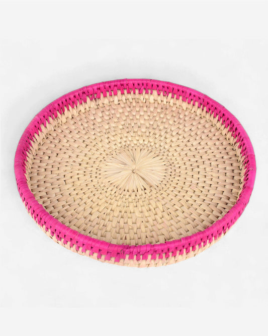 Round Fruit Tray Pink SSR-1397