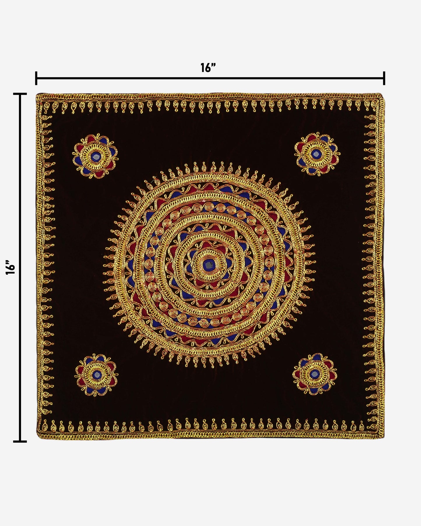 Muka Craft Brown Cushion Cover SSR-1289