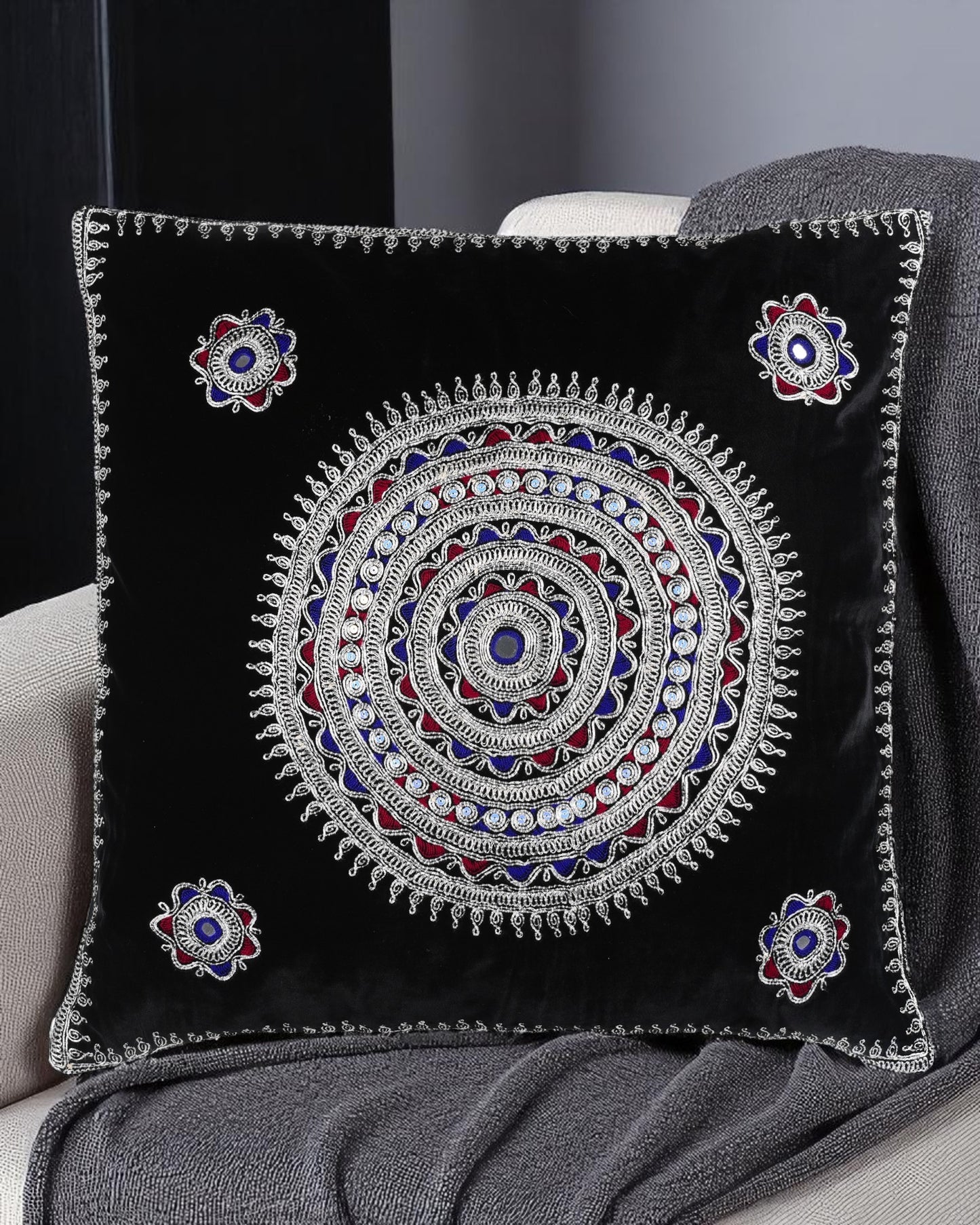 Muka Craft Black Cushion Cover SSR-1289