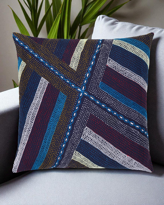 Running Stitched Cushion Cover SSA-0034