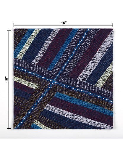 Running Stitched Cushion Cover SSA-0034