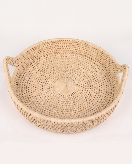 Fruit Tray - Round Natural Color W/H