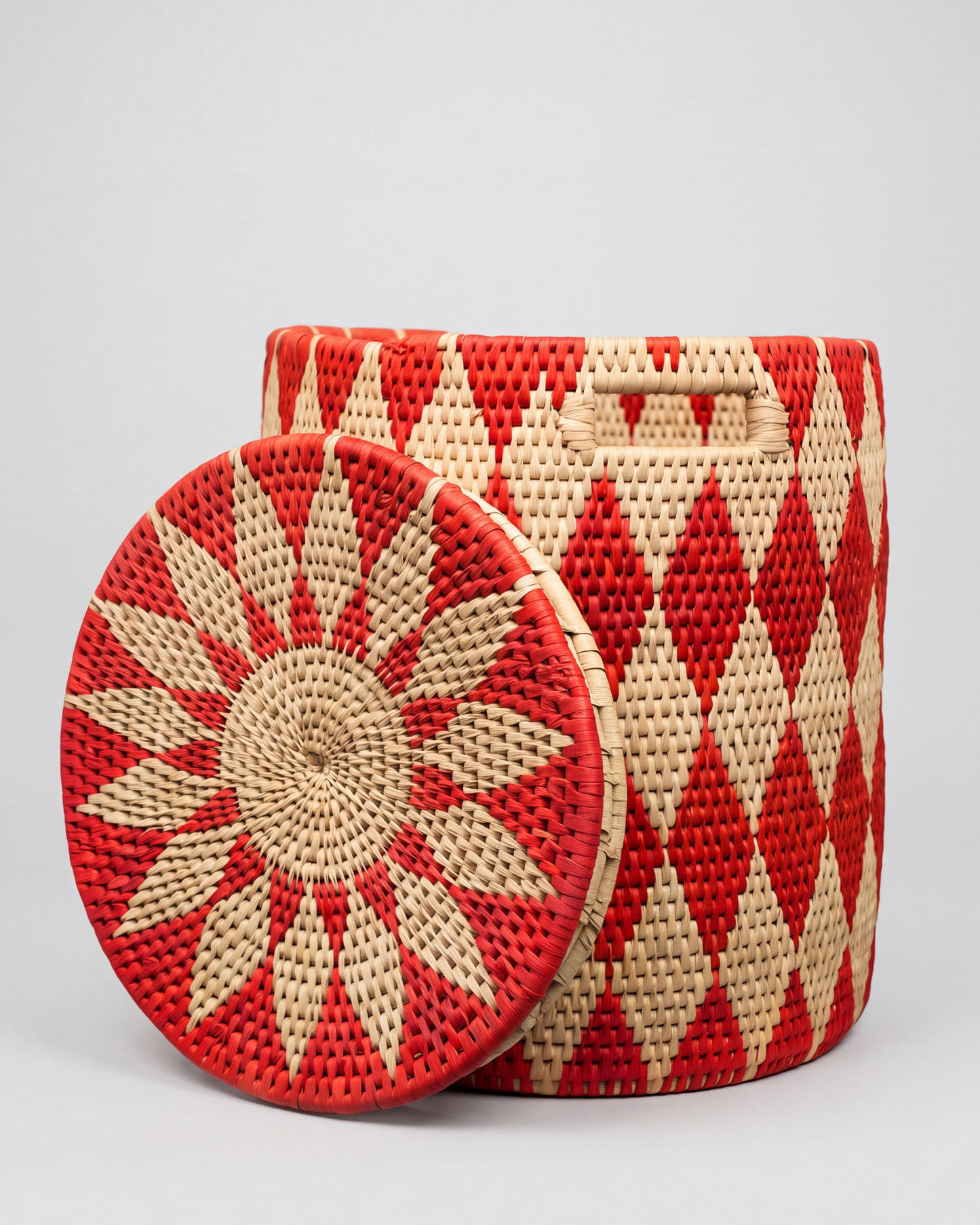 Multi Purpose Storage Basket Red Color