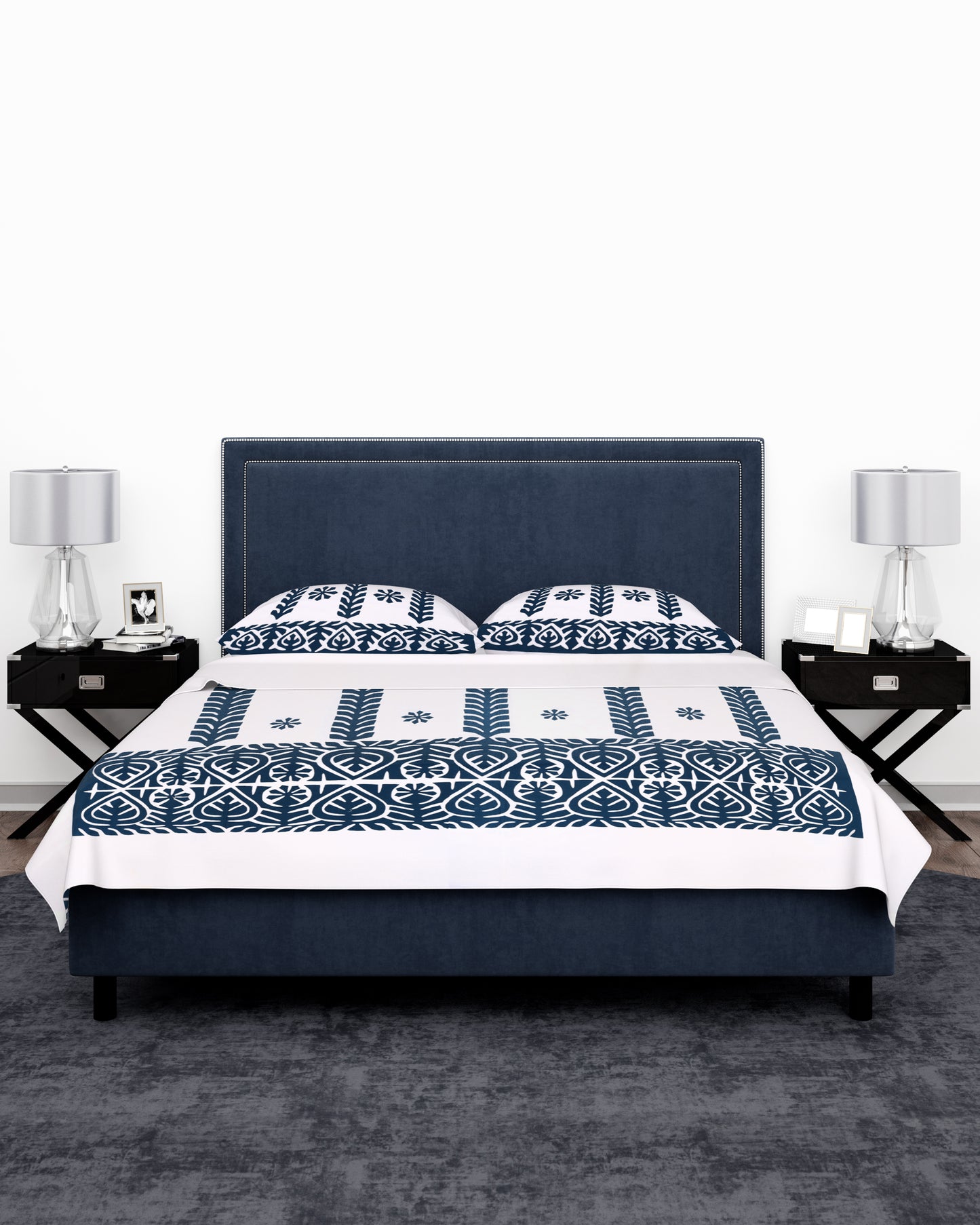 Applique Bedsheet + 2 Pillow Covers SSR-1636