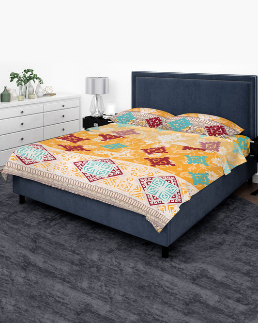 Applique Bedsheet + 2 Pillow Covers SSR-1106