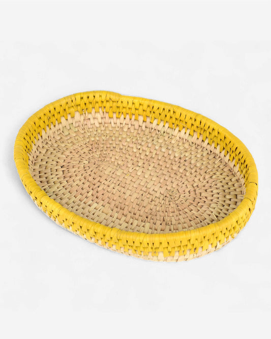 Oval Fruit Yellow Tray SSR-1272 D-2