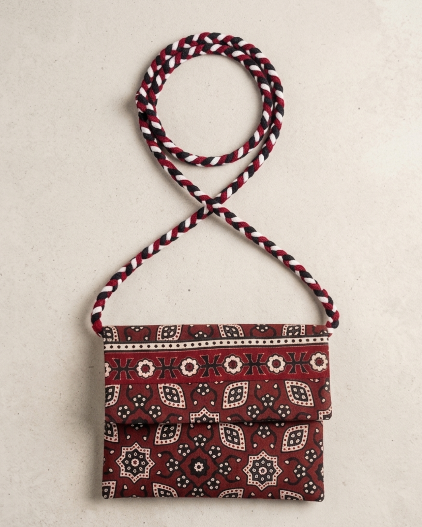 Ajrak Crossbody Bag | Sling Bag
