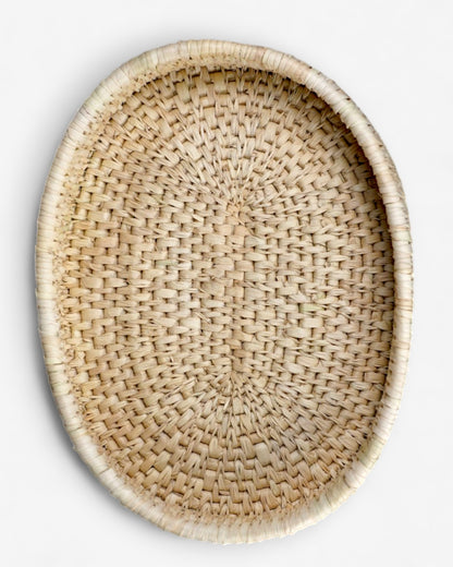 Oval Fruit Beige Tray SSR-1272 D-1