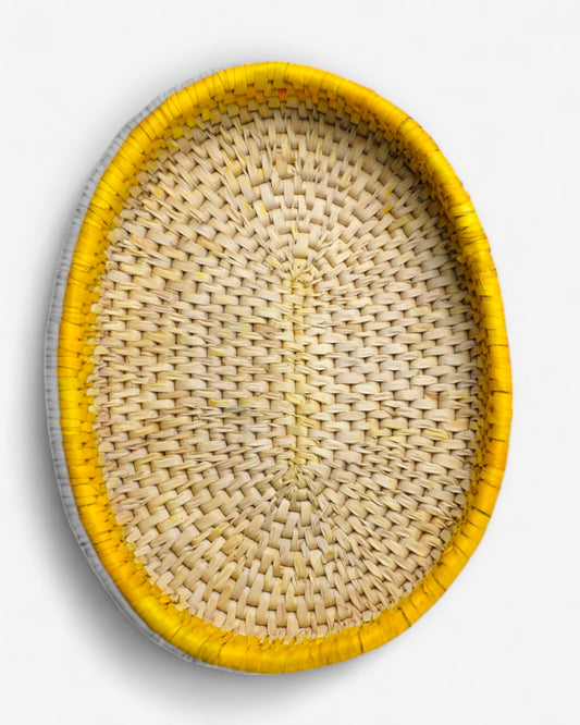 Oval Fruit Yellow Tray SSR-1272 D-2