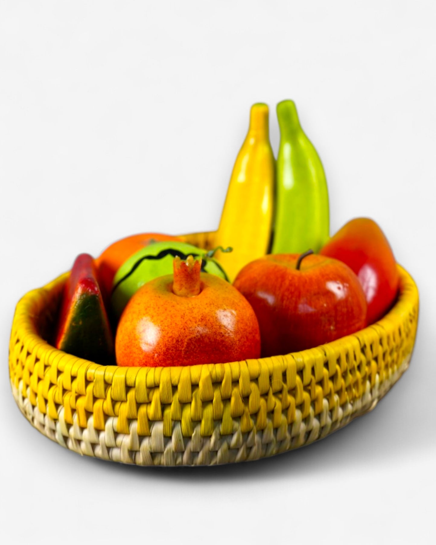 Oval Fruit Yellow Tray SSR-1272 D-2