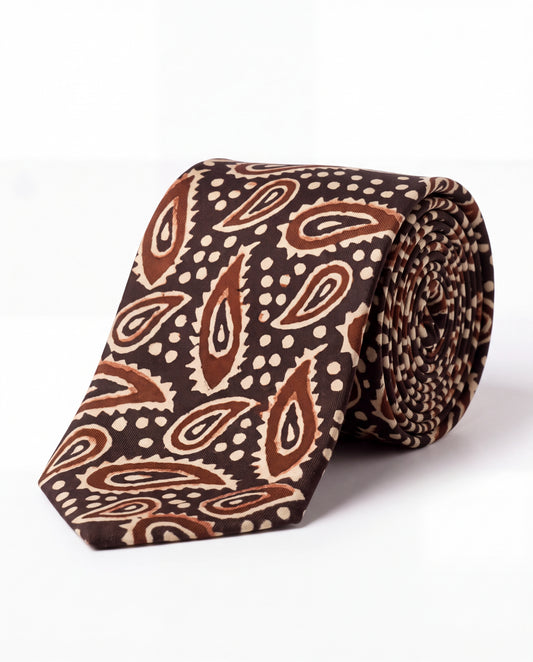 Natural Dye Necktie Desert Raga